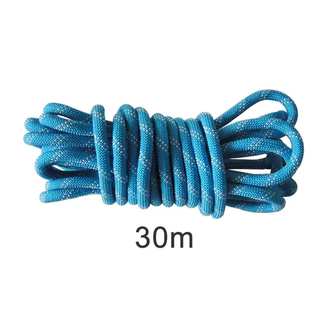 30m Climbing Rope 12mm Diameter Multipurpose Safety Rope for Rock Tree