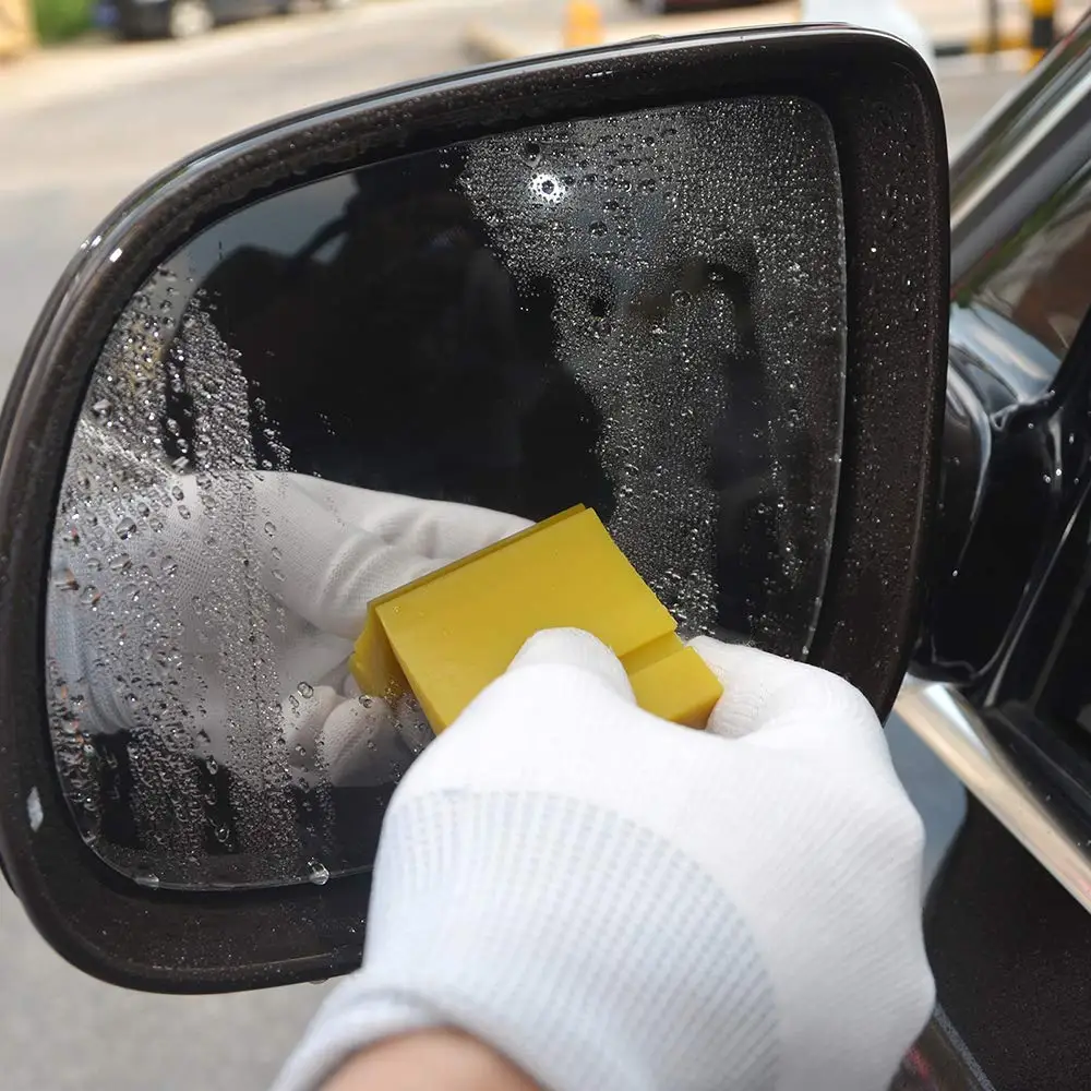 Lâmina de Limpar Vidro para Uso Automático e para Janela Ferramenta para Envoltório de Carro Raspador de Limpeza de Casa Lavadora de Arruela Limpador de Borracha de 2 Foshio Peças 12 Pel. janela