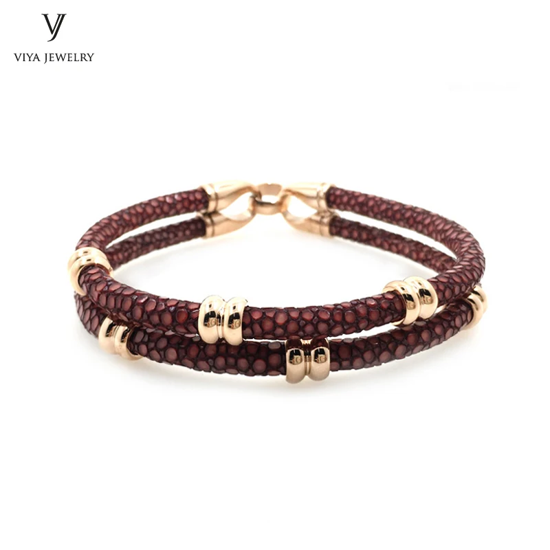 simple-beads-stingray-leather-bracelet-for-men-,couple-stingray-beads-bracelets-(12)