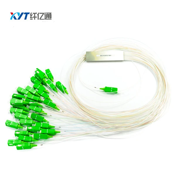 10PCS 1*16 optical splitter 0.9mm 1m with sc connector plc splitter 10PCS 1*16 optical splitter 0.9mm 1m with sc connector plc splitter