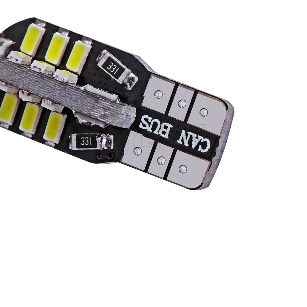10 X T10 led canbus W5W 24smd 3014 Canbus без ошибок для автомобиля t10 24 светодиодные лампы