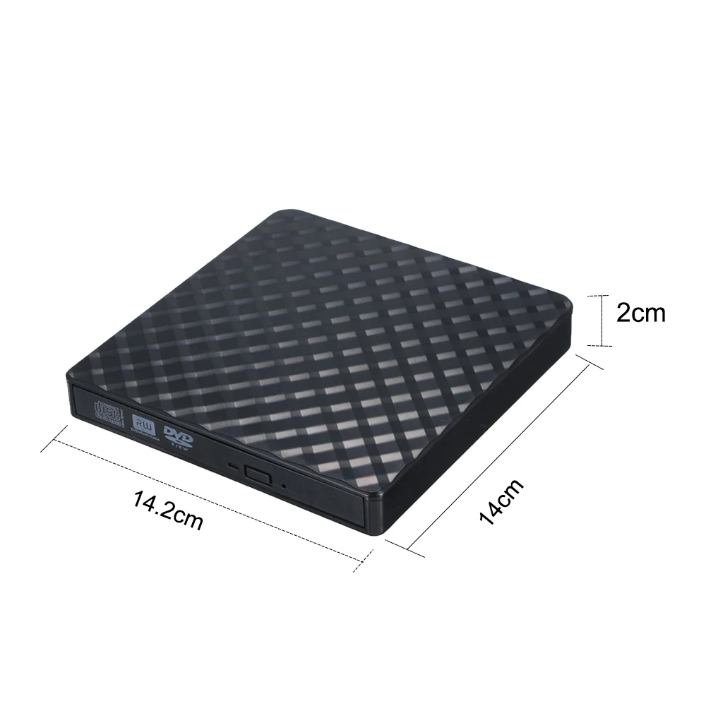 Ультра тонкий USB3.0 внешний CD DVD RW диск Rom Rewriter Burner Writer Date Transfer|Проигрыватели DVD| |