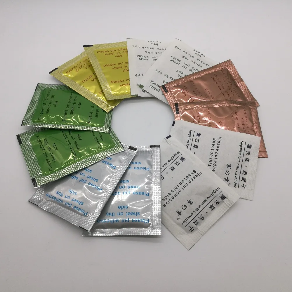 

100sets/lot Detox Foot Pads with 6 different styles Foot Detox Patches/Pads with Adhesive Plaster