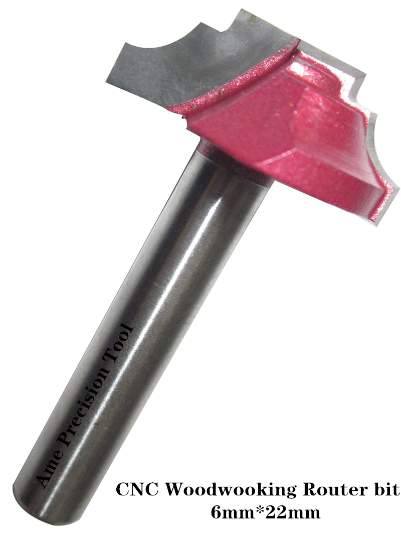 6mm*22mm Freeshipping CNC carbide end mill,woodworking router bit