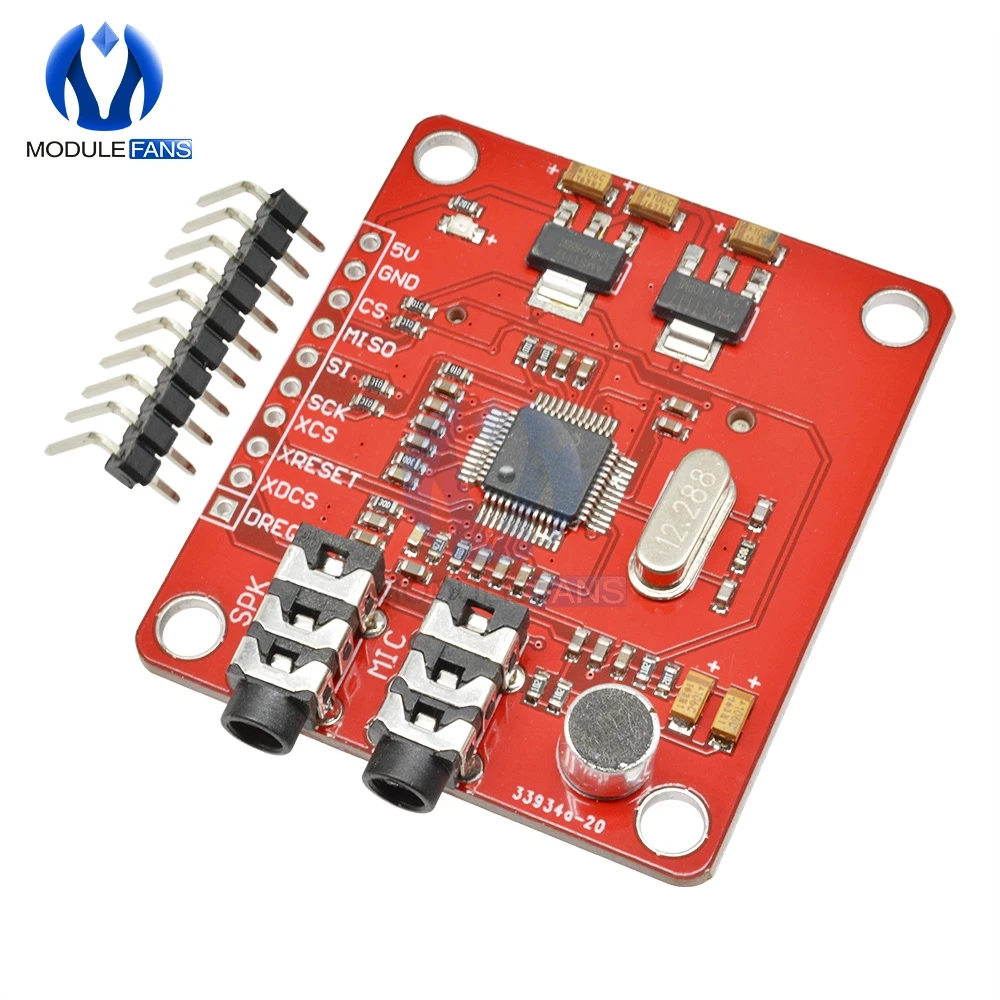 VS1053 VS1053B модуль MP3 для Arduino UNO коммутационная плата со слотом SD карты Ogg Запись в