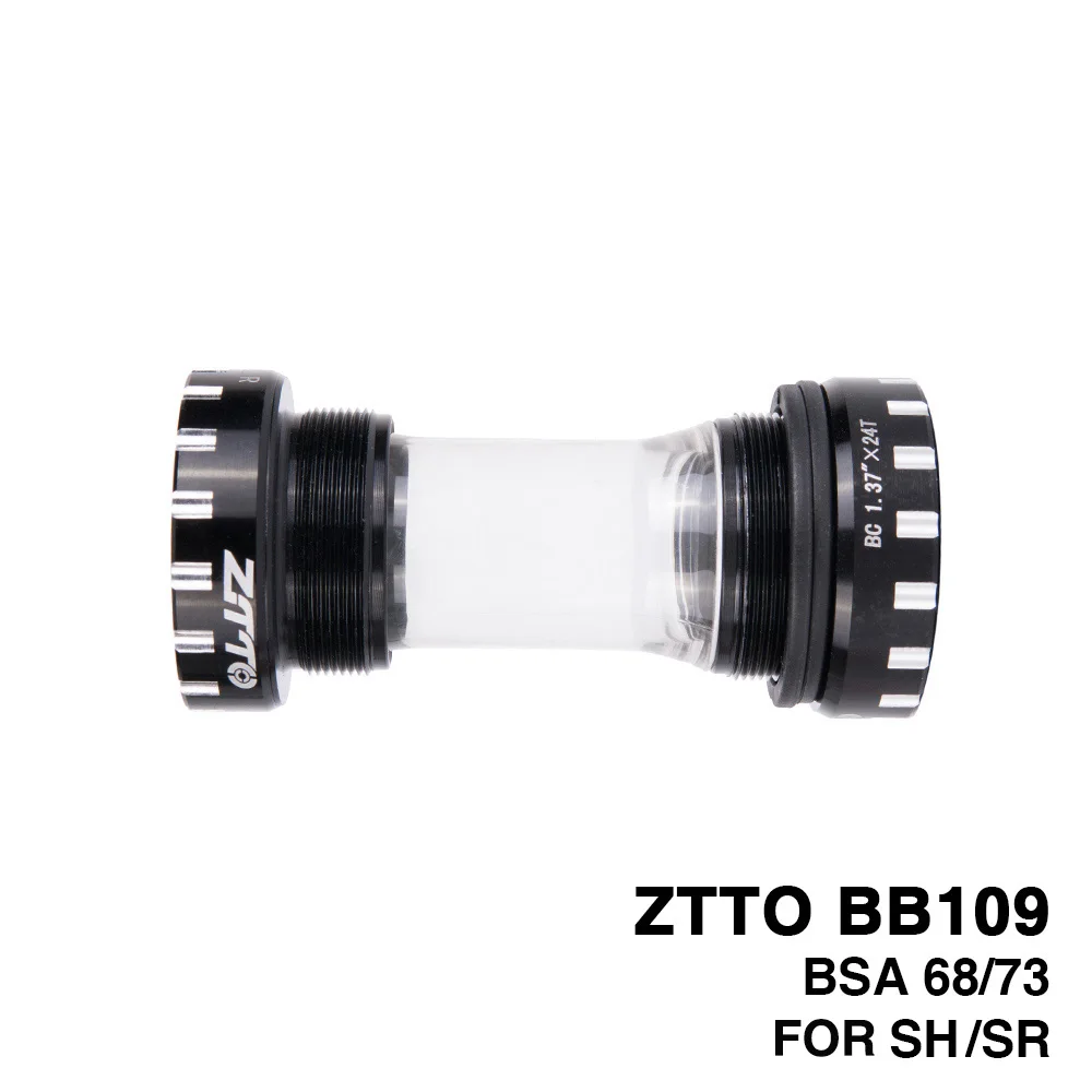 ZTTO دراجة أسفل قوس BB109 BB68 BSA68 bsa73 MTB الطريق دراجة أجزاء لقطع 24 مللي متر K7 22 مللي متر GXP crankset