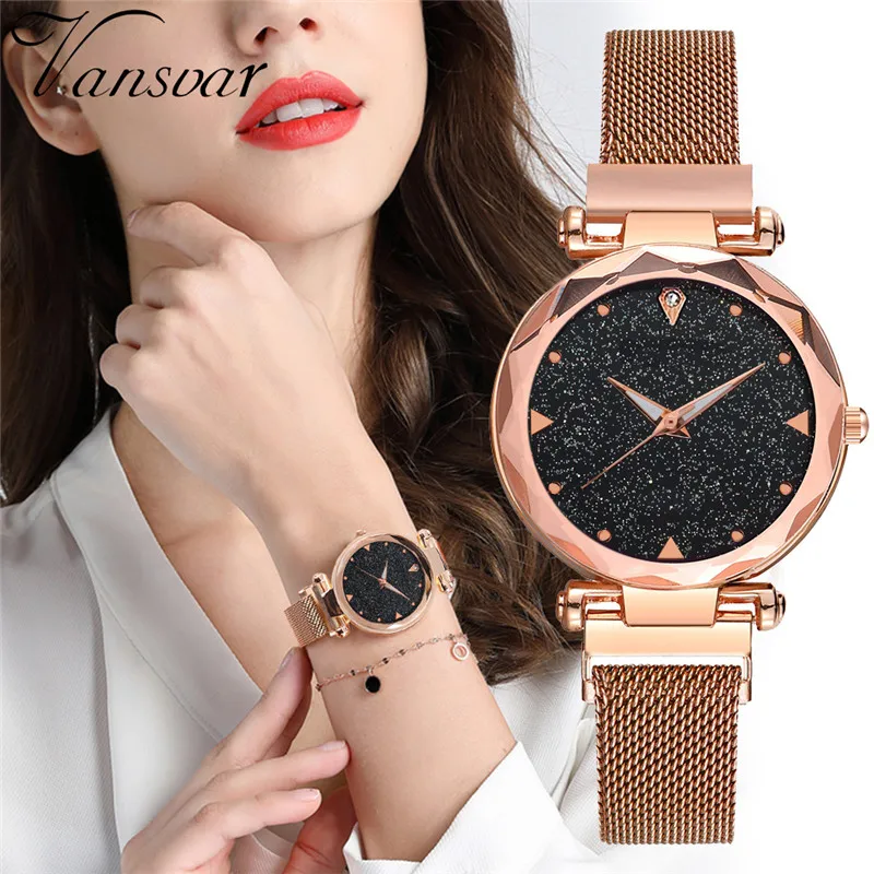 

Magnetic Starry Sky Women's Watches Top Brand Luxury Ladies Wrist Watch Waterproof Female For relogio feminino montre femme 2019