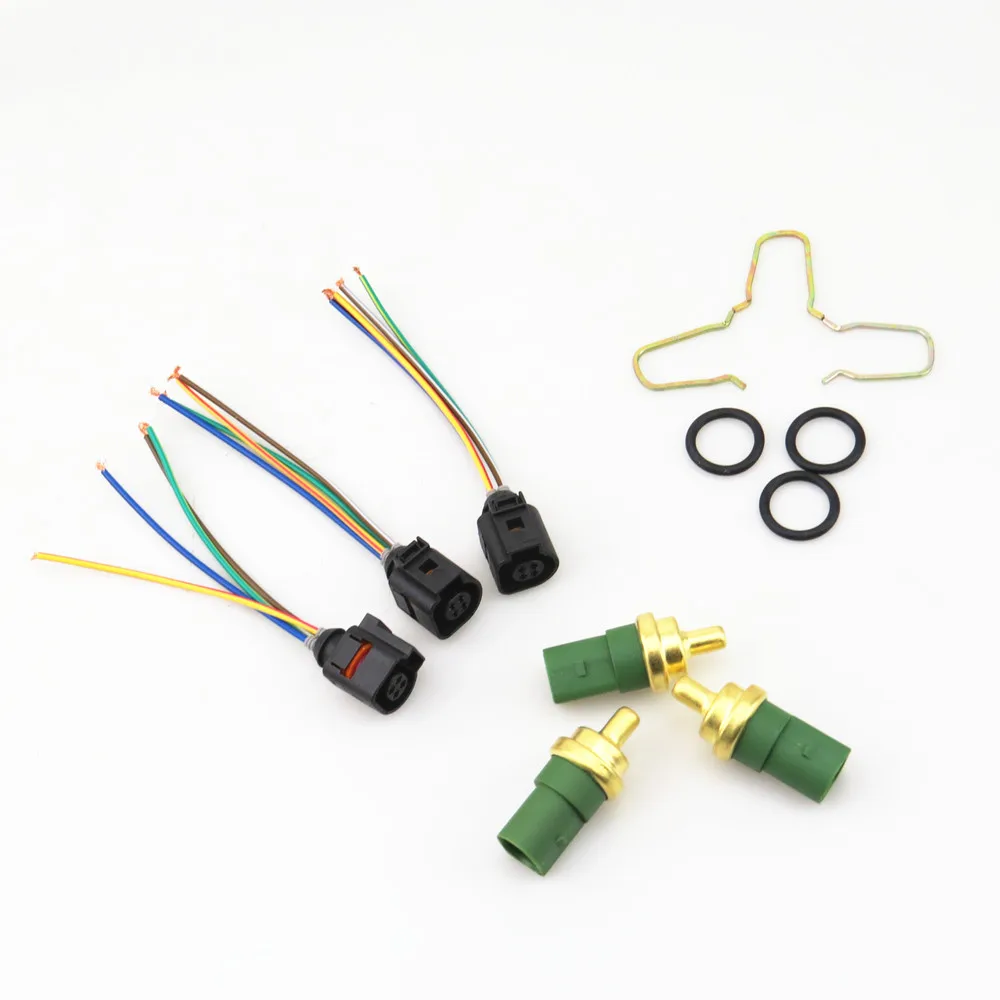 FHAWKEYEQ Coolant Water Temperature Sensor Cable Plug For VW Tiguan