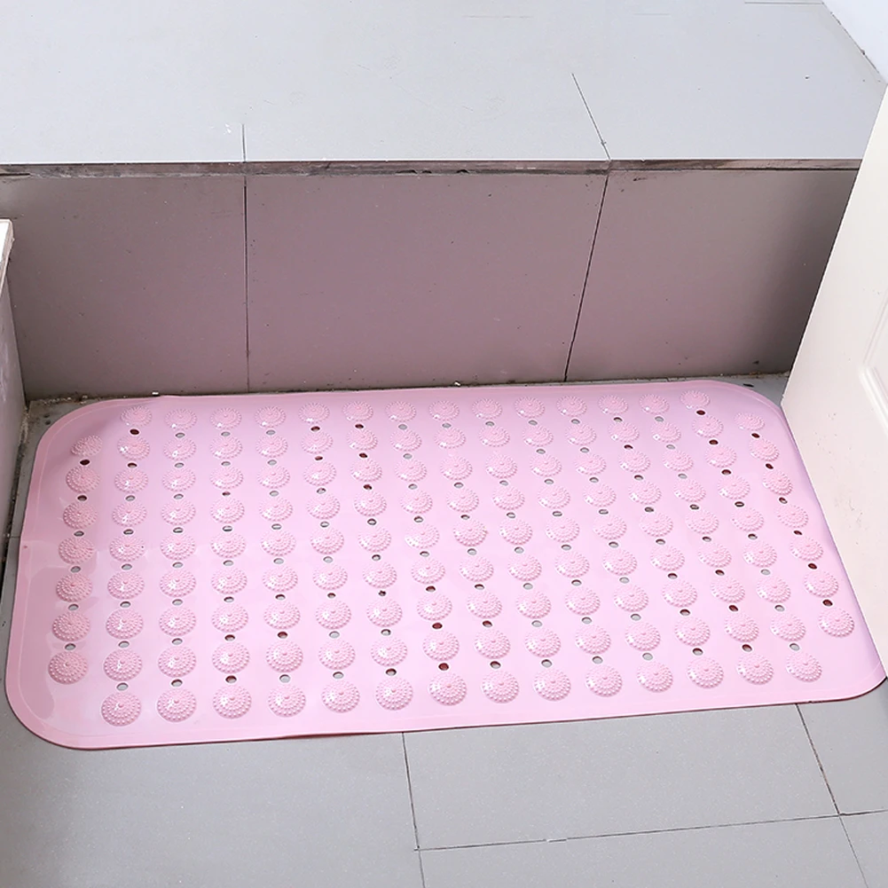 

TOPINCN Bath Mats Adhesive Bathroom Shower Mat Bath Tub Non Slip Safety Cushion with Rubber Suction Cup 02