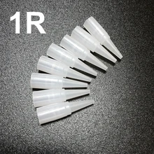 1000 шт./лот 1RL татуировки иглы советы одноразовые иголка PMU Совет Перманентный макияж бровей губ иглы шапки для татуировки