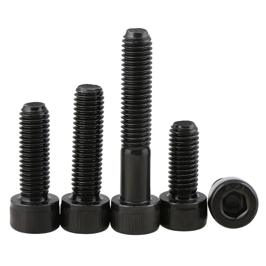 

20Pcs M1.4 M1.6 M2 DIN912 Grade 12.9 High Tensile Hex Socket Cap Screw Full/Half Thread Screws Carbon Steel Length 3-40mm