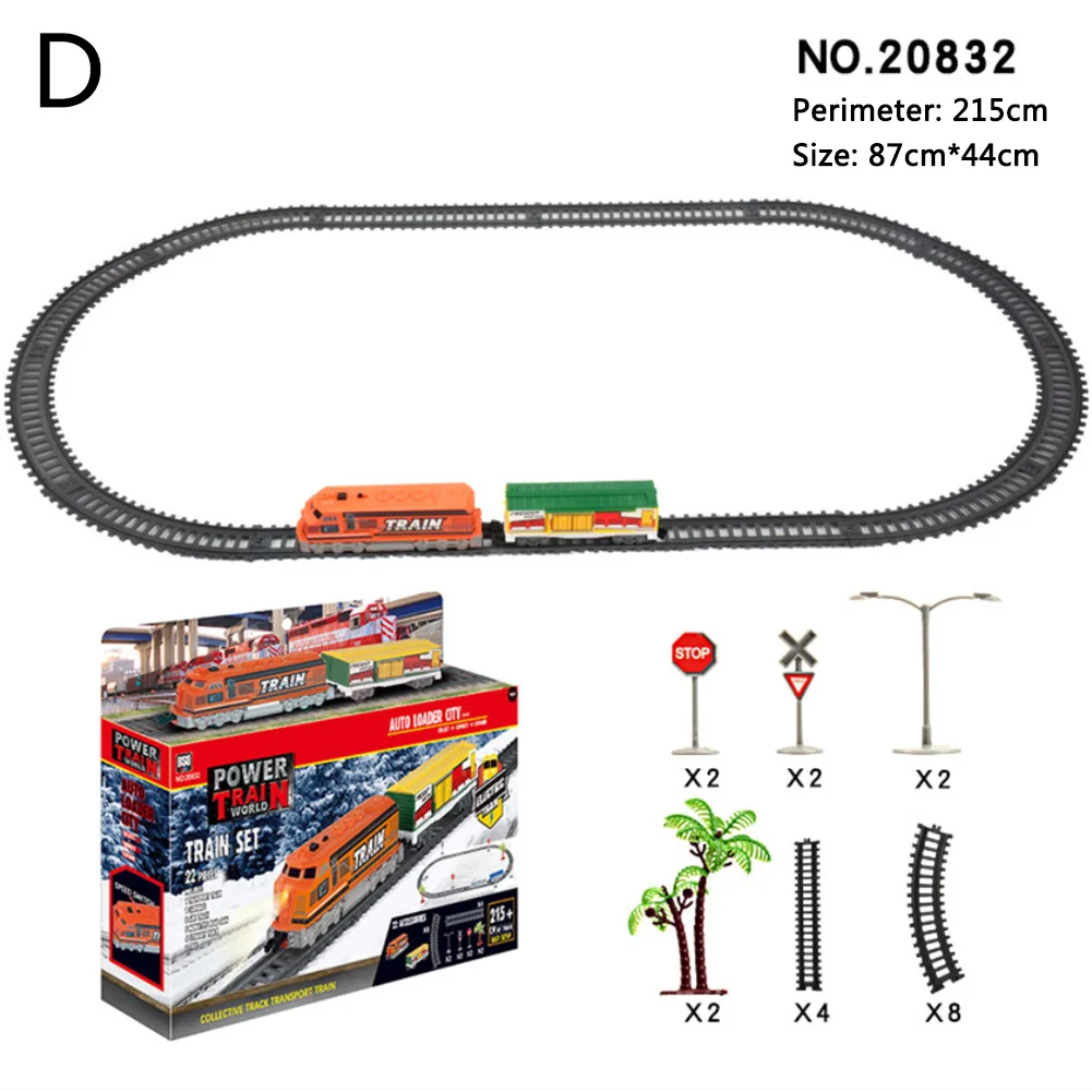 Детская электрическая головоломка с двойным поездом, сборная направляющая, игрушка для автомобиля, гоночные дорожки, автомобильные игрушки, подарок для детей, игрушки, подарок