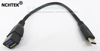 

NCHTEK USB 3.1 Type C Male to USB 3.0 A Female OTG Data Cable For Tablet & Mobile Phone 20CM/Free Shipping/10PCS