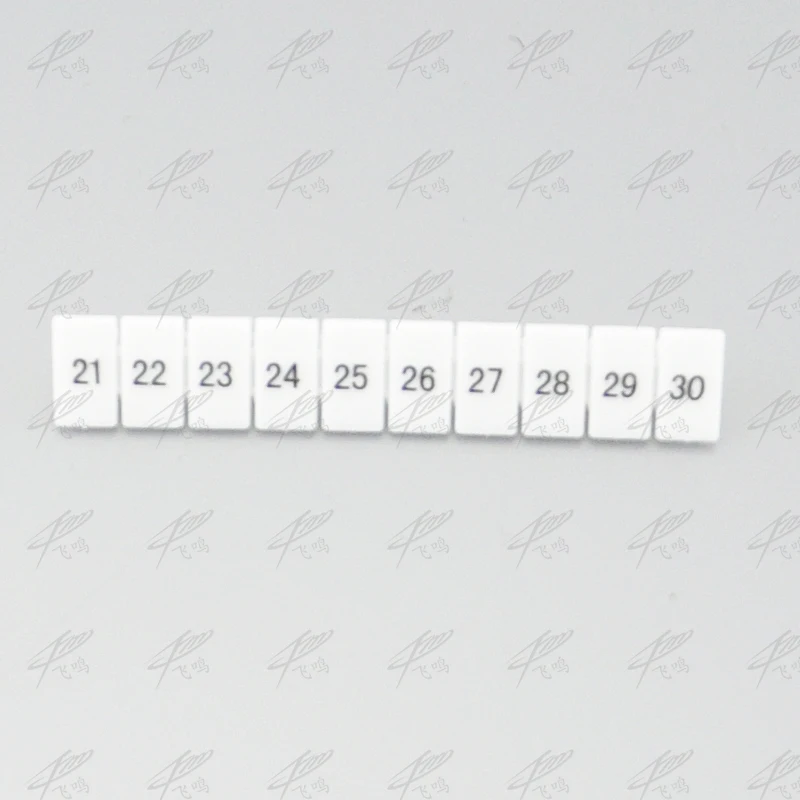 20 шт ZB6 ZB6 цифровой маркер номера применяются UK2.5B. UK5N UDK4 UKK5 din-рейку клеммные блоки производитель полосы с цифрами печатных ZB6