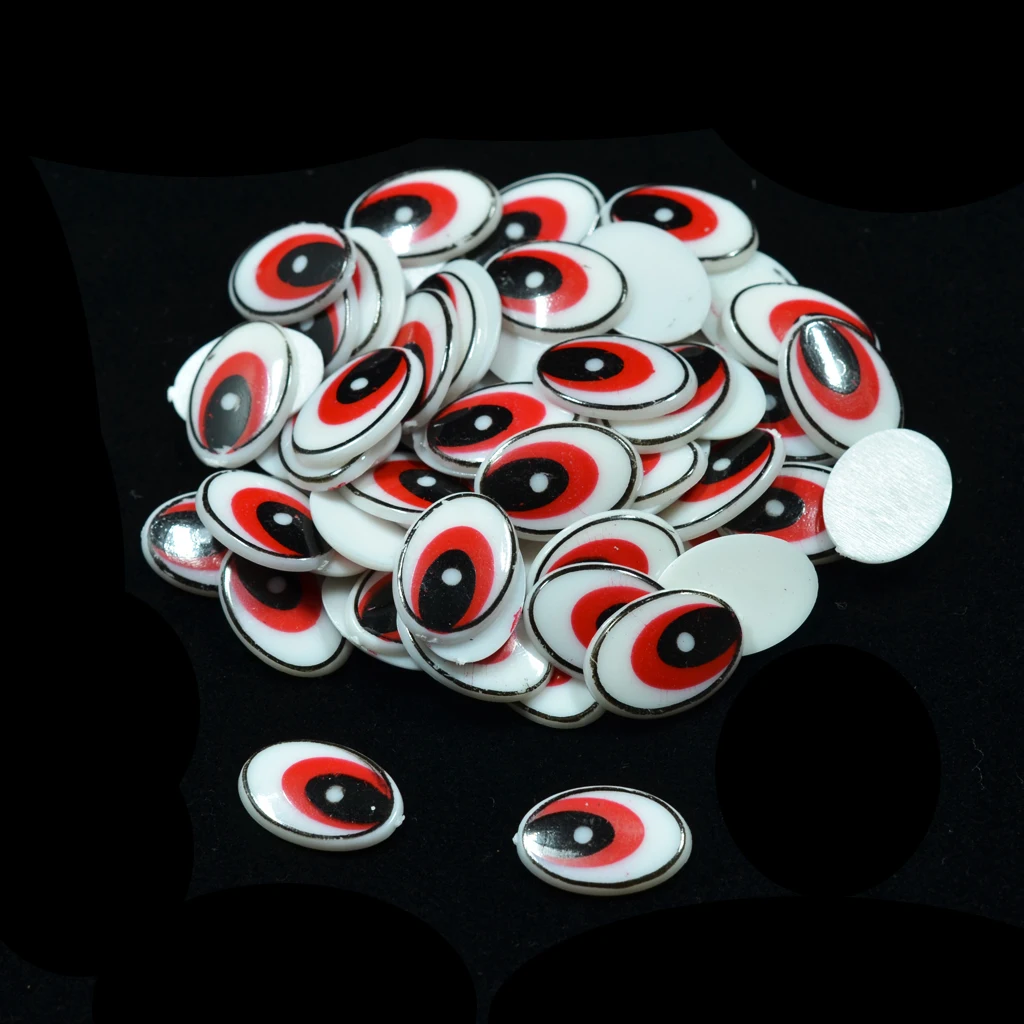 60pcs DIY Plastic Cartoon Eyes for Children Bear Dolls Animal Puppet Supply Toys Gifts DIY Scrapbooking Flatback Embellishments