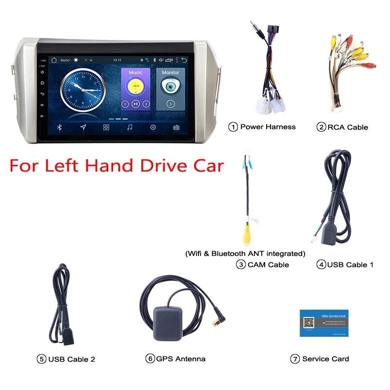Sale NAVITOPIA 9inch Full Touch Screen Android 8.1 2G RAM 32G ROM Car DVD GPS Navigation For Toyota Innova 2015-2018 2