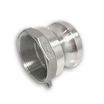 

2pcs 3/4" BSP Female Thread 304 Stainless Steel Type A Plug Camlock Fitting Cam and Groove Coupling