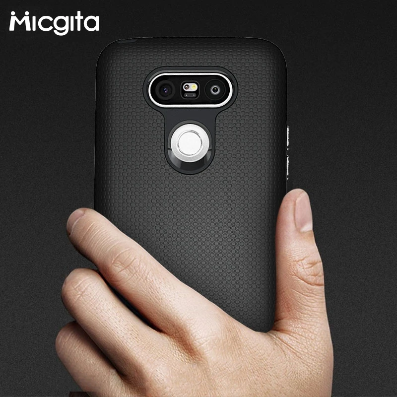 

Micgita For LG G5 Case Dual Layer ShockProof Bags Phone Cover For LG G5 SE G5 Lite Case Heat Dissipation Anti-Slide PC + TPU
