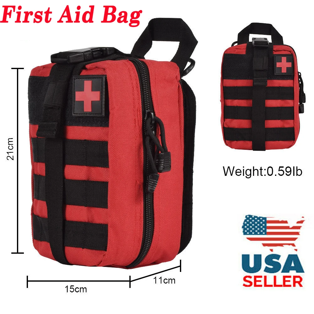 США Тактический аптечка выживания Молл Рип-Вэй EMT сумка IFAK медицинская красная