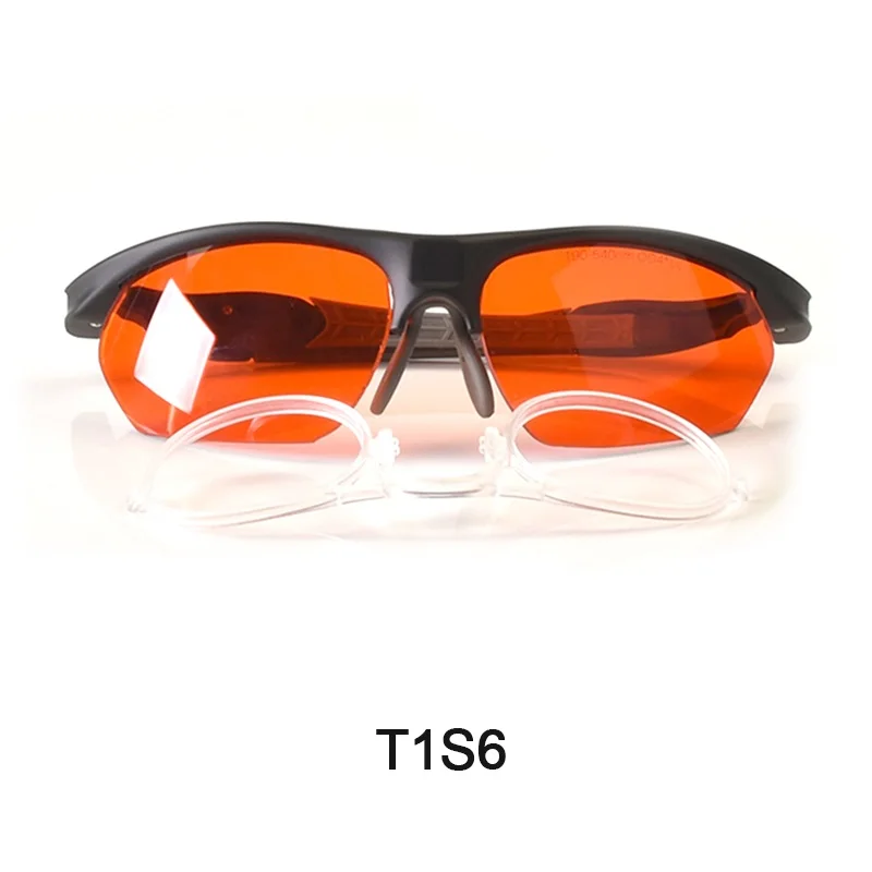WaveTopSign лазерные защитные очки серии T1 190-540nm защита щита для лазерная резка, гравировальный станок - Цвет: T1S6