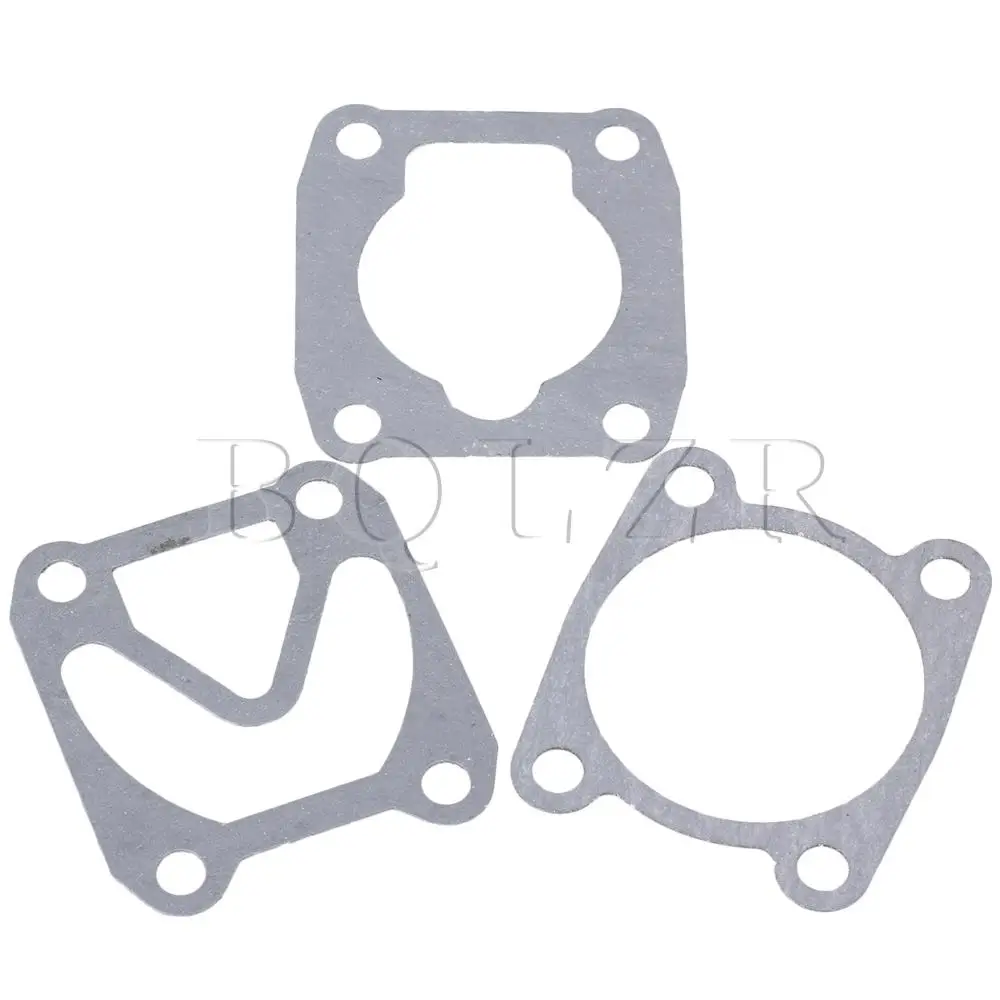 

BQLZR Gray Engineering Plastics Paper Air Compressor Cylinder Head Base Valve Plate Sealing Gaskets Pack of 3