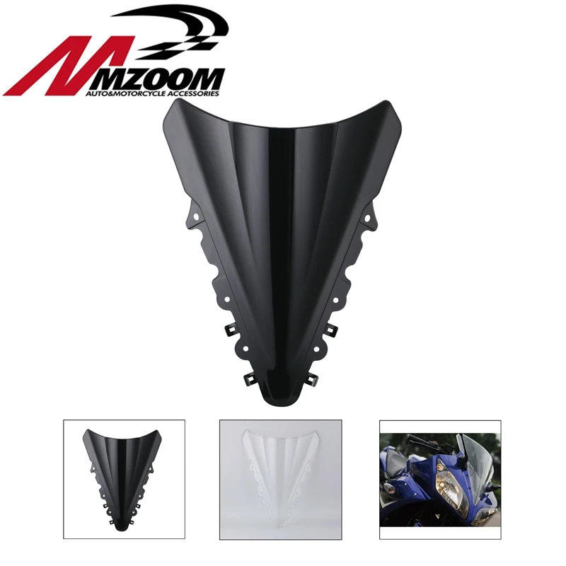 

Hot Sale Motorcycle Black/Transparent Windshield WindScreen Double Bubble Fit For Yamaha YZF R15 2014 2015 2016 Double Bubble