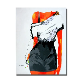 

Nice Model Image Oil Painting On Canvas No Frame or With Framed Handpainted Wall Art Home Decoration Wall Paintings Pictures