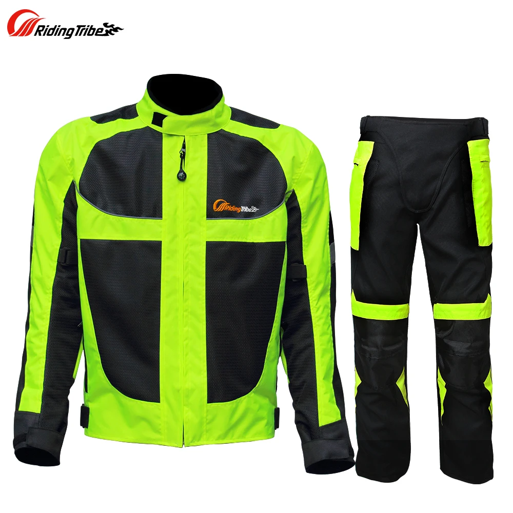 

Motorcycle Riding Jacket Pants Summer Raincoat Winter Warm Racing Suit Motorbike Off-Road Reflective Warning Clothing JK-21
