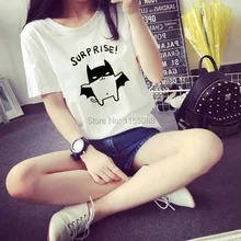 100 шт./лот для девочек, летняя футболка с персонажами красивые с коротким рукавом топы с О-образным вырезом джемпер