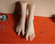 Solid silicone feet model sex products real doll man foot fetish toys
