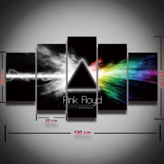 Pink Floyd Wall Art aliexpress : buy 5 panel printed pink floyd rock music canvas Pink Floyd Wall Art aliexpress : buy 5 panel printed pink floyd rock music canvas
