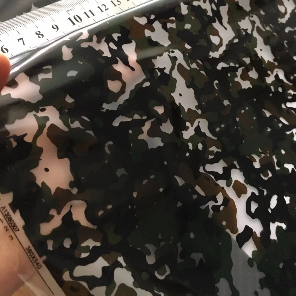 Высококачественный классический камуфляжный рисунок гидрографикой, пленка для переноса воды, 0,5 м x 20 м, декоративные материалы. HFJ056