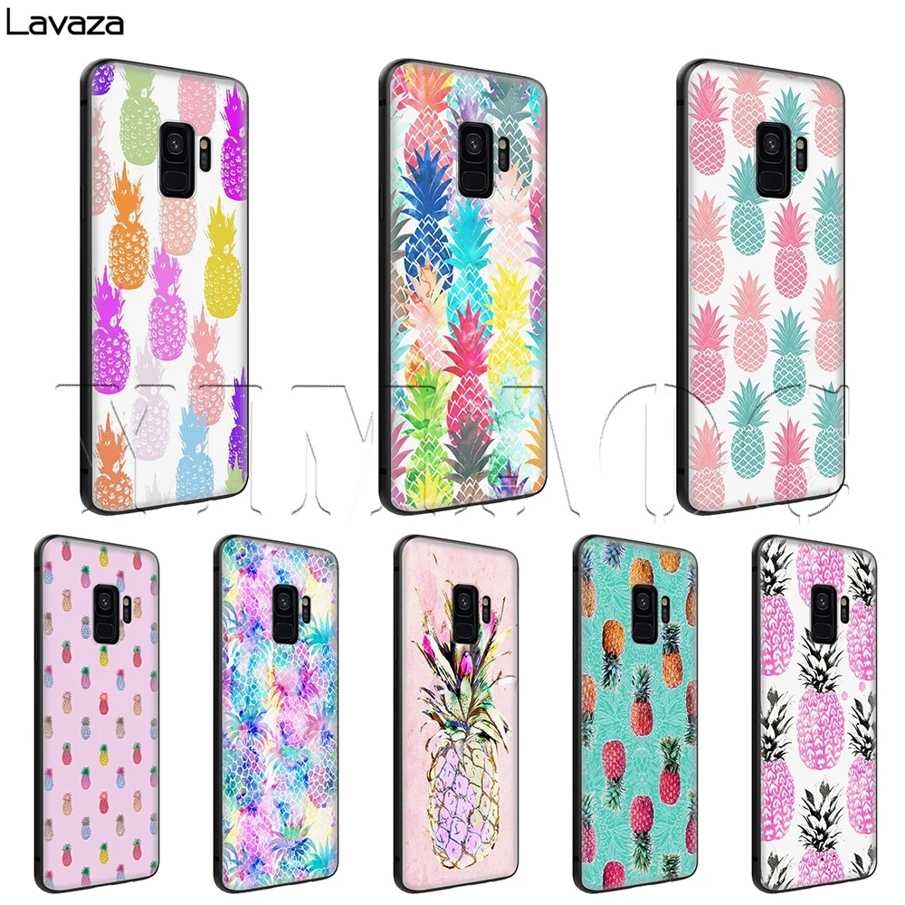 Lavaza розовый ананас чехол для Samsung Галактики S6 S7 край J6 S8 S9 S10 плюс A3 A5 A6 A7 A8 A9 Note 8 9 |