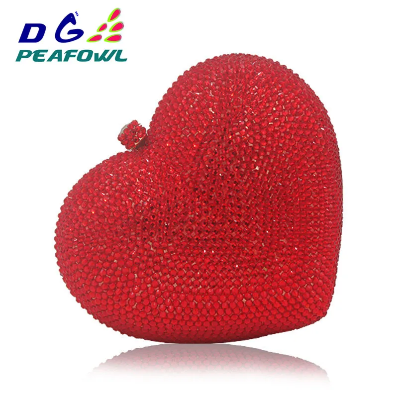 Red Heart Shaped Handbags