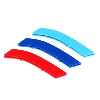 

3 Colors Plastic Front Center Grille Cover Trim Strip Racing Grille Fits For BMW E92 E93 2005-2009 Grill Cover Stripe Clip