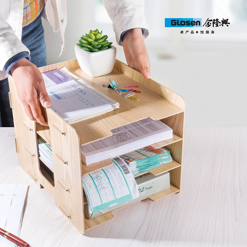 Wooden 4 Layers Desk Tray D9119 | Дом и сад
