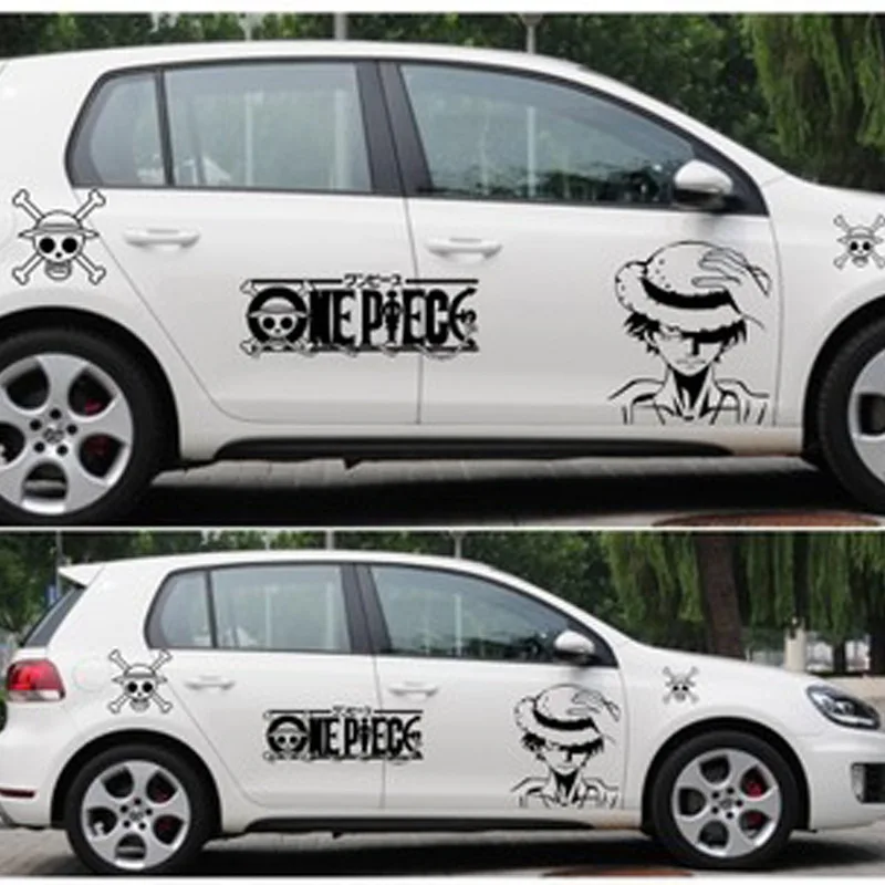 Drop shipping 1 Set ONE PIECE Janpan Anime Car Full Body Stickers