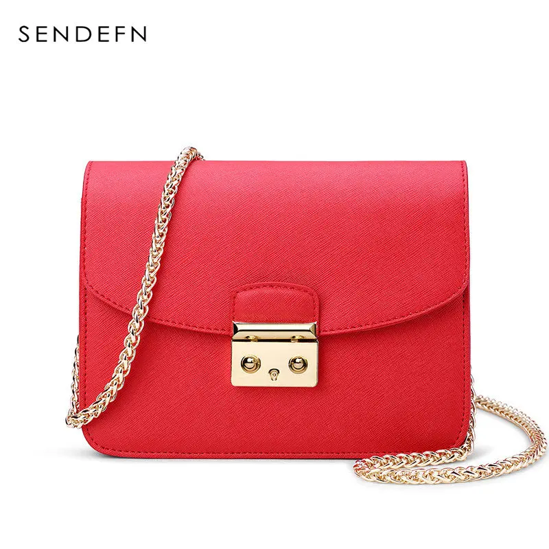 SENDEFN Brand High Quality Small Handbags Hot sale Leather Women Messenger Bags Shoulder mini ...
