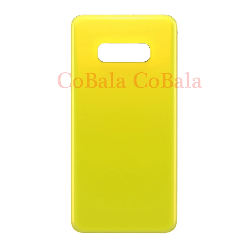 50 шт. оригинальное качество для samsung Galaxy S10e G970 G970F 5," задняя крышка батарейного отсека задняя Дверная панель стеклянный корпус Чехол Запасная часть