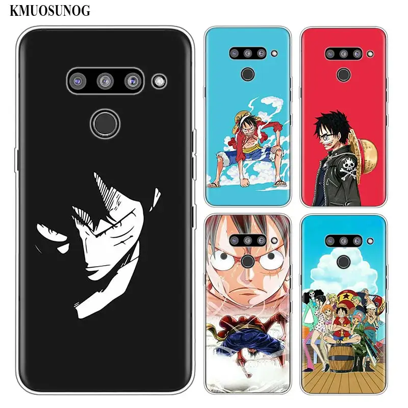 

Silicone Soft Phone Case One piece Luffy for LG K50 K40 Q8 Q7 Q6 V50 V40 V30 V20 G8 G7 G6 G5 ThinQ Mini Cover