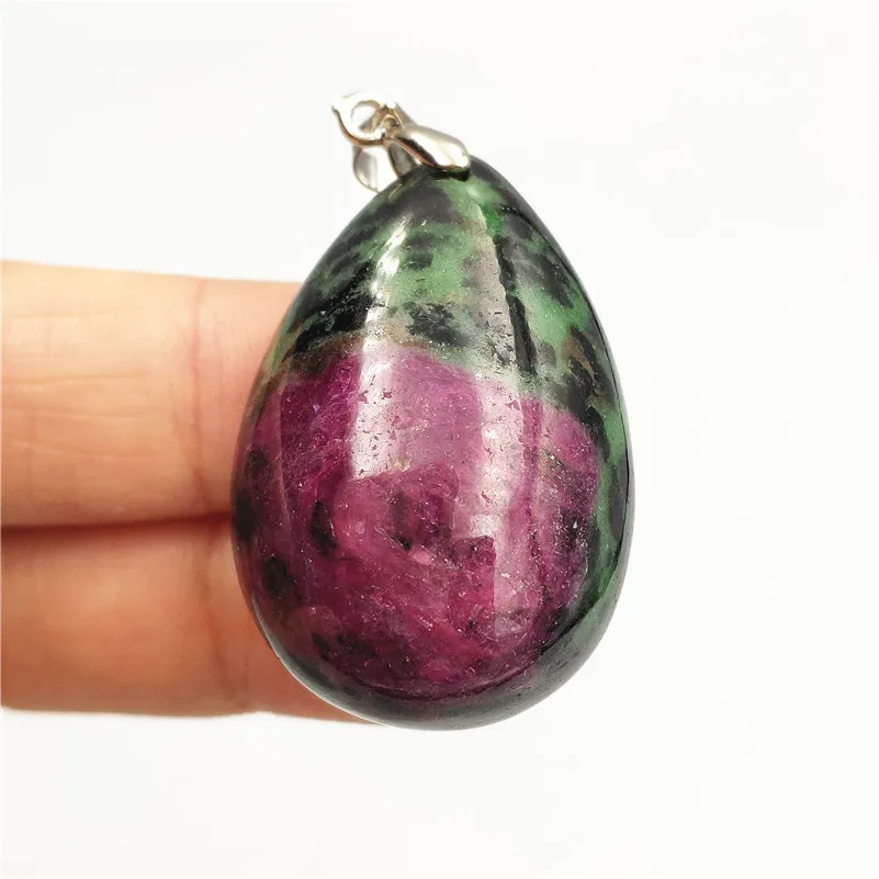 Natural Ruby Zoisite Pendant (2)
