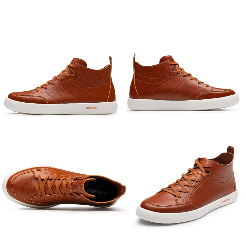 ONEMIX обувь для скейтбординга легкие крутые кроссовки из мягкого микроволокна кожаная верхняя эластичная подошва мужская обувь для