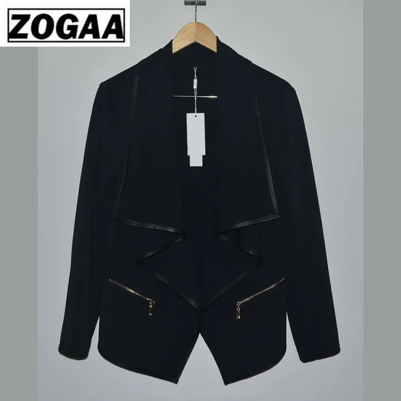 2019 Women Spring Fashion Office Ladies Blazer Female Solid Shawl Neck Long Sleeve Slim Suit Jacket Casual Elegant Jacket ZOGAA