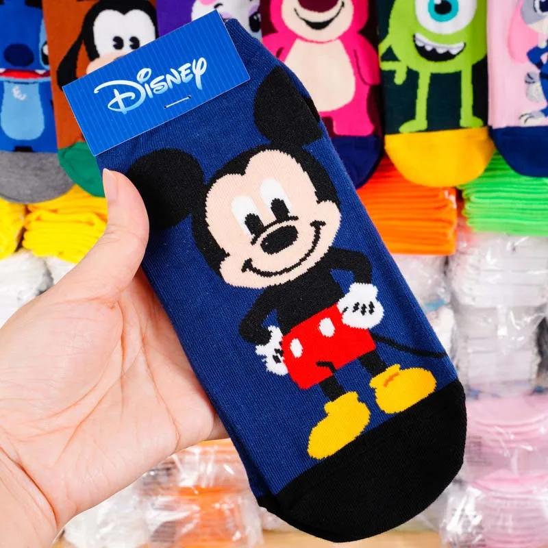 Disney cute Mickey cartoon cotton socks new design boat socks casual soft socks