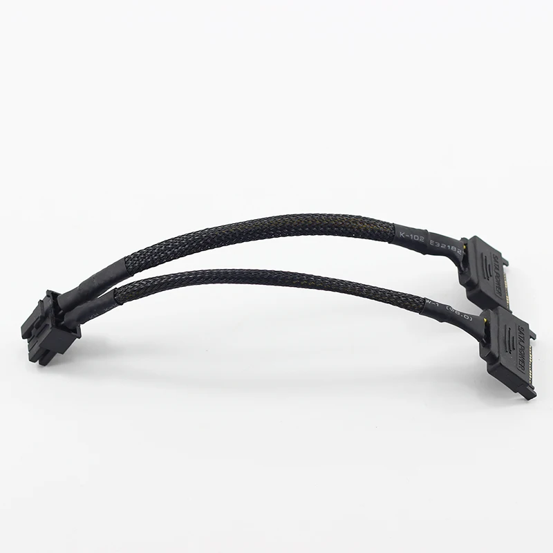 20 см 15 pin SATA Мужской до 8 контактный разъем питания PCI e высокоскоростной кабель