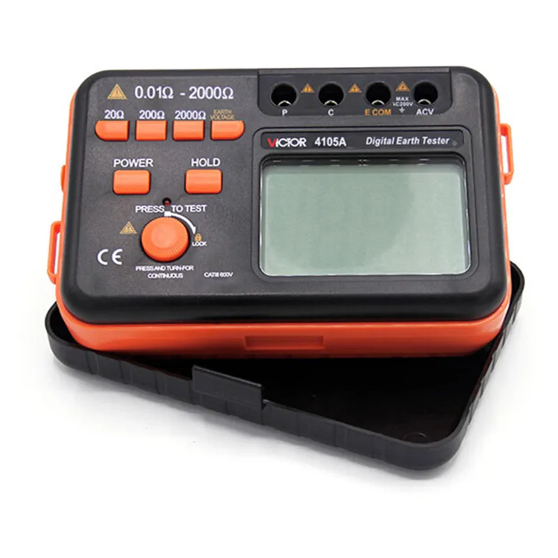 

VICTOR VC4105A Earth Resistance Meter Digital multimeter multimetro diagnostic-tool tester Earth Ground Resistance Tester Meter