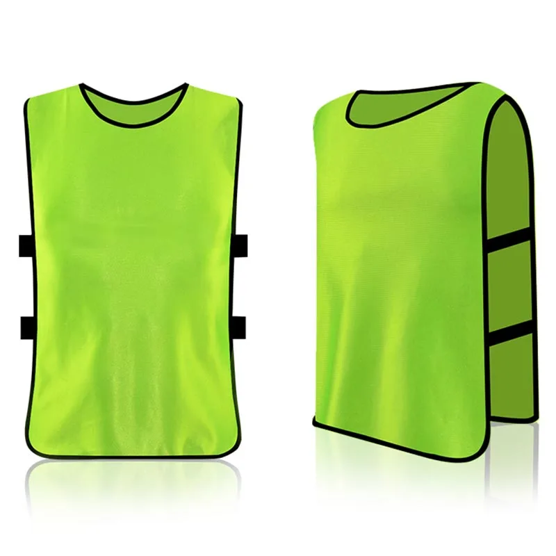 Sports Training Bibs Vests Tops for Basketball Netball Cricket Soccer Football Rugby 13 Colors One Size Running Vests
