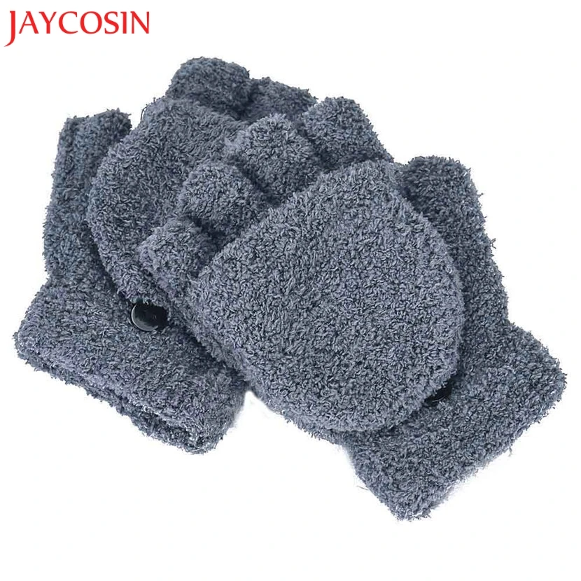 Jaycosin 8*8 см Обувь для девочек Для женщин Дамы рук запястья теплые зимние без пальцев Прихватки для мангала варежки 6 видов цветов подарок 14