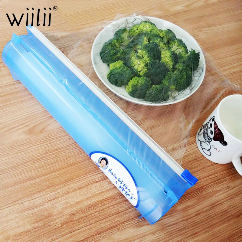 Plastic Wrap Cutting Box For Food Vaccum Preservation Tools Foil Cling