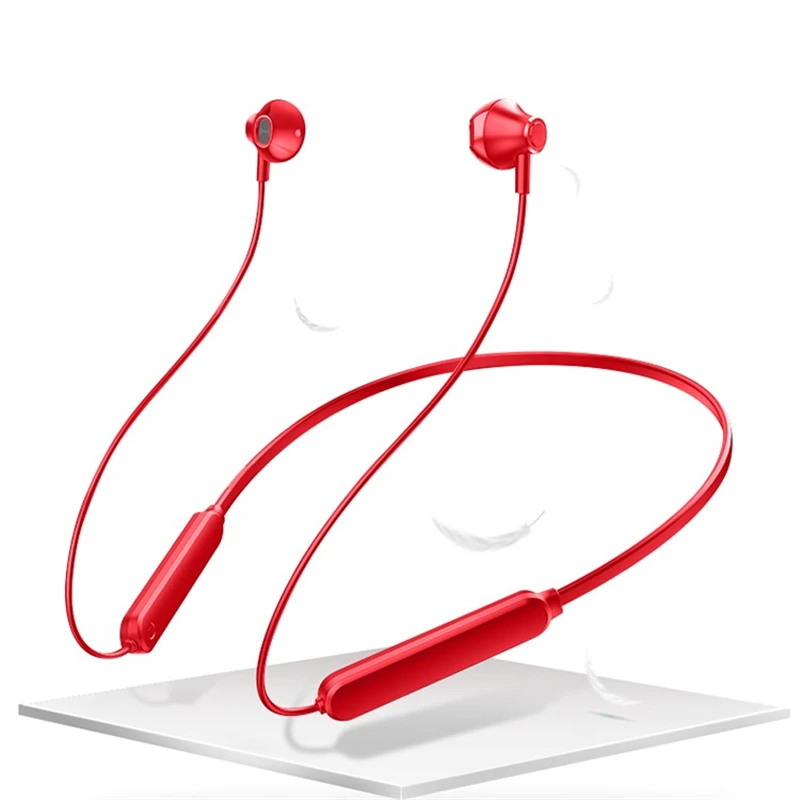 

Universal Neckband Bluetooth 5.0 Wireless Earphones Headsets Stereo Bass Music Sport Headphone For iphone Samsung Xiaomi Huawei